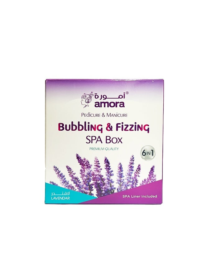 Amora Bubbling & Fizzing SPA Box 6-in-1 – Lavender - Image 1